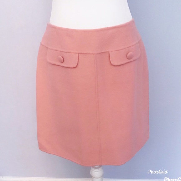 Carole Little pink wool skirt - Picture 2 of 5